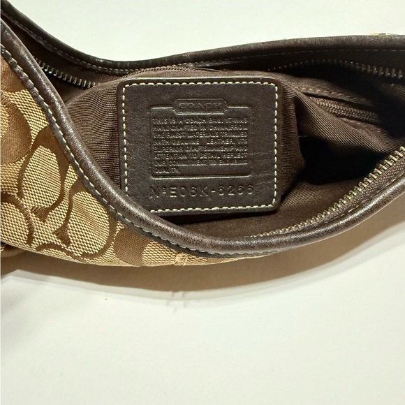 Vintage Coach Classic C Brown Monogram Hobo Bag - Picture 5 of 5